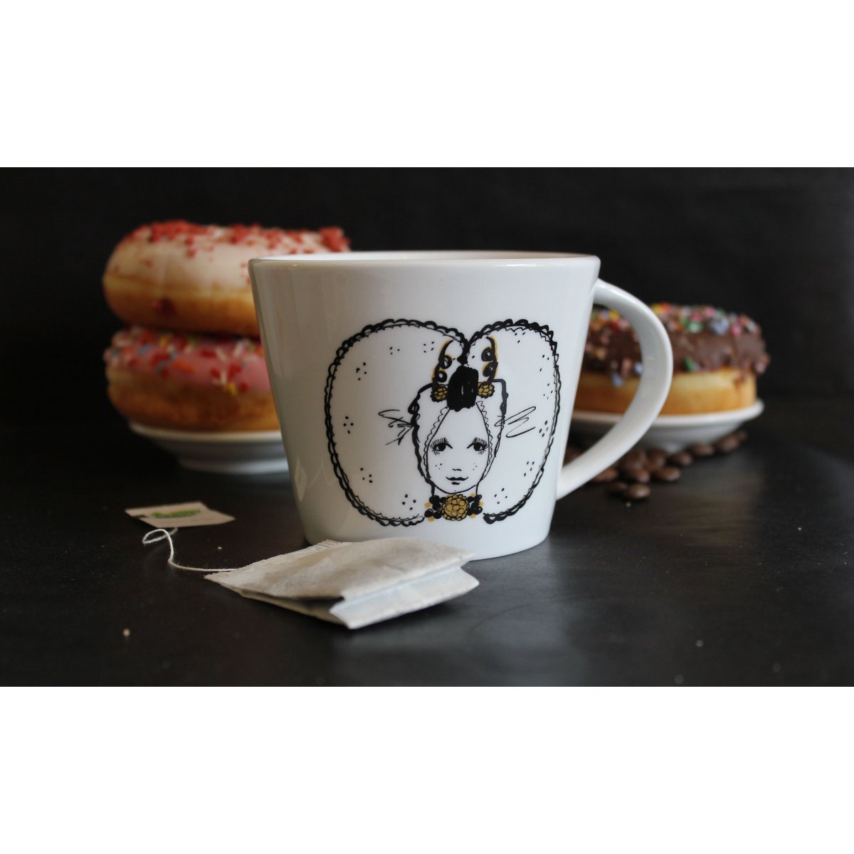 Tasse à thé 6 filles zélandaises