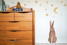 Wall sticker rabbit L