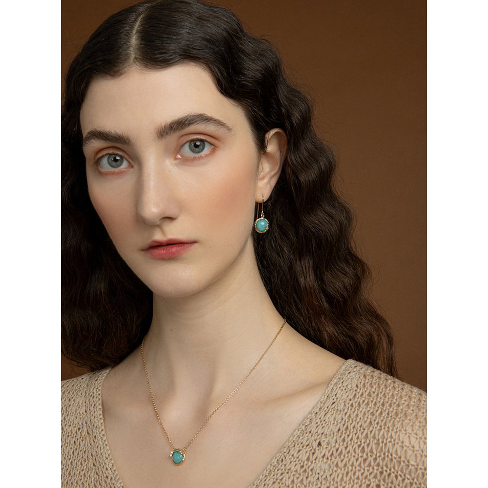 Ad Astra Amazonite Earrings