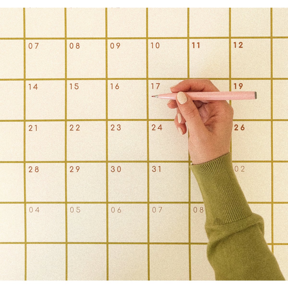 Kalender 2027 - geblokt