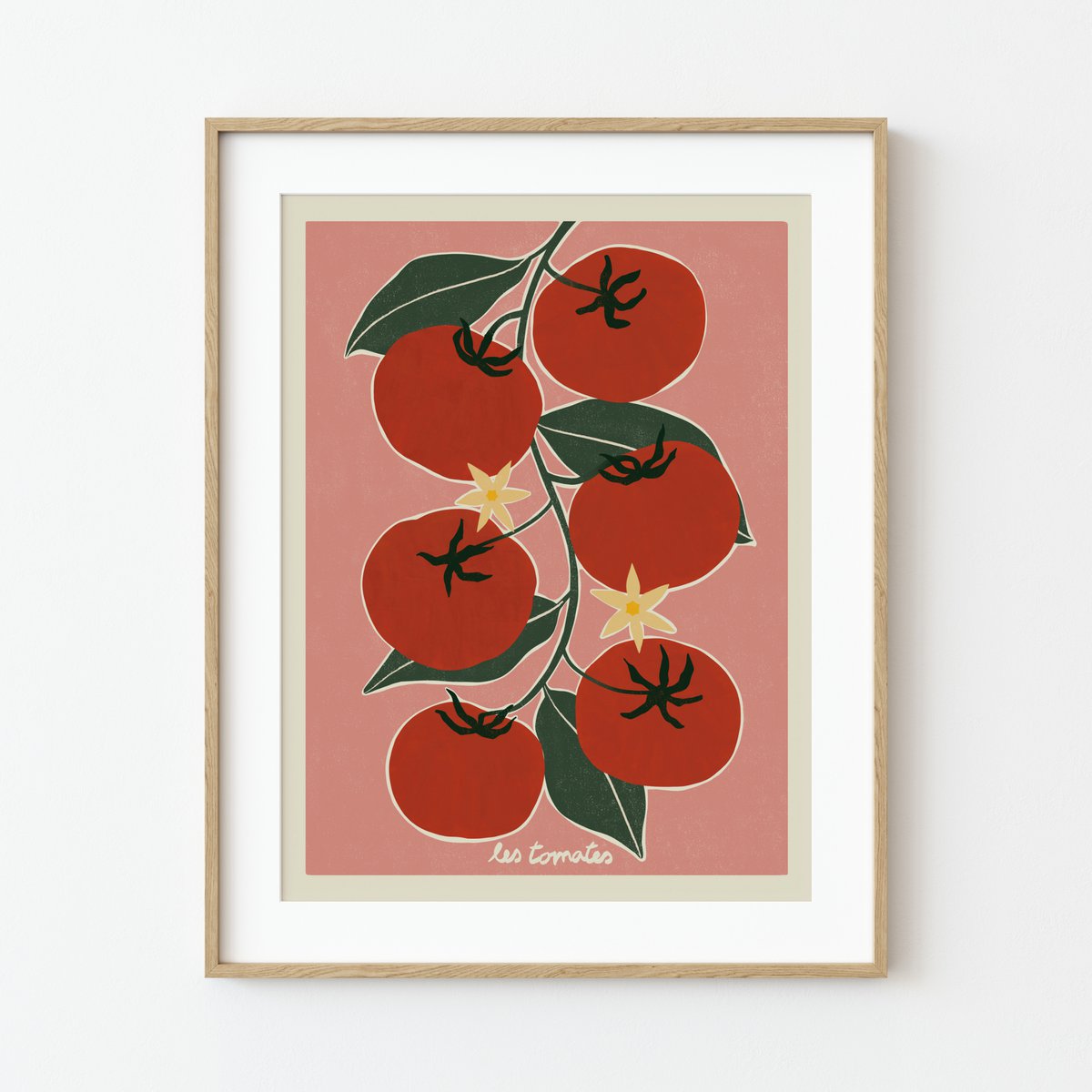 Kunstdruck „Tomaten“.