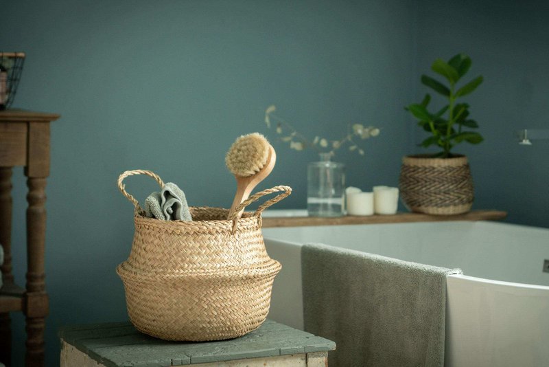 Panier Seegras avec poignée - stockage et débordement