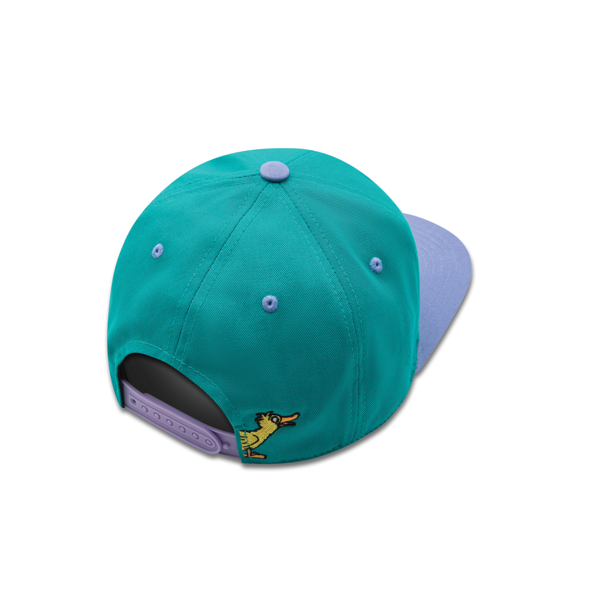 koaa – souris, éléphant et canard « The Crew » – snapback turquoise/bleu
