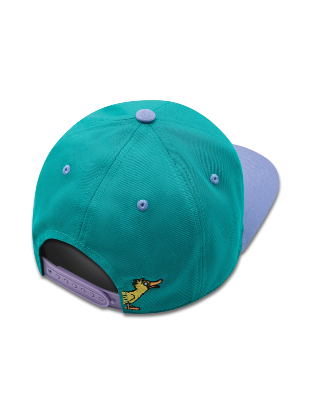 koaa – souris, éléphant et canard « The Crew » – snapback turquoise/bleu