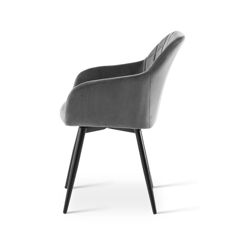 Fotel Frazer Diamond [zestaw 2 szt.] [aksamit] [podstawa obrotowa 360 stopni]