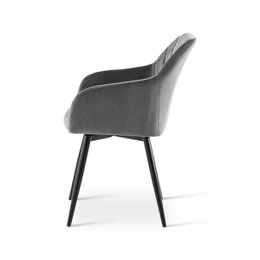 Frazer Diamond Armchair [Set of 2] [Velvet] [360-degree Swivel Base]