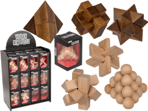 Natürliches Holzpuzzle,