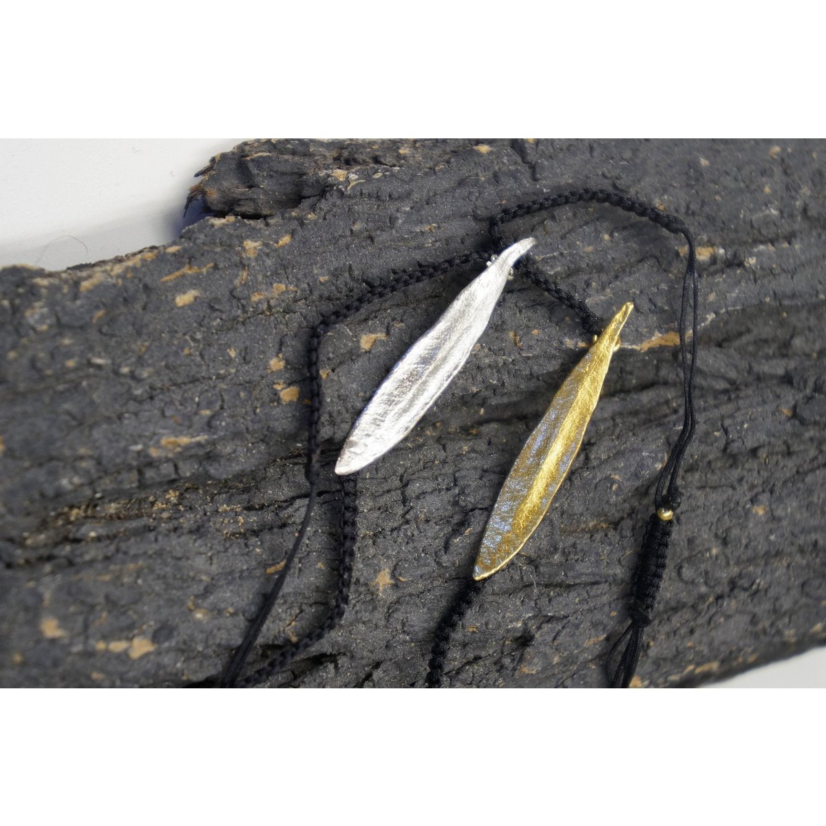 Olive Leaf Bracelet: Eco-Friendly Sterling Silver Jewelry (Adjustable)