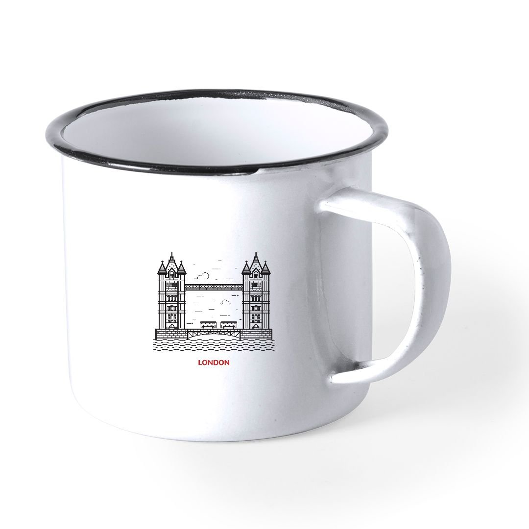 Tasse en métal à personnaliser