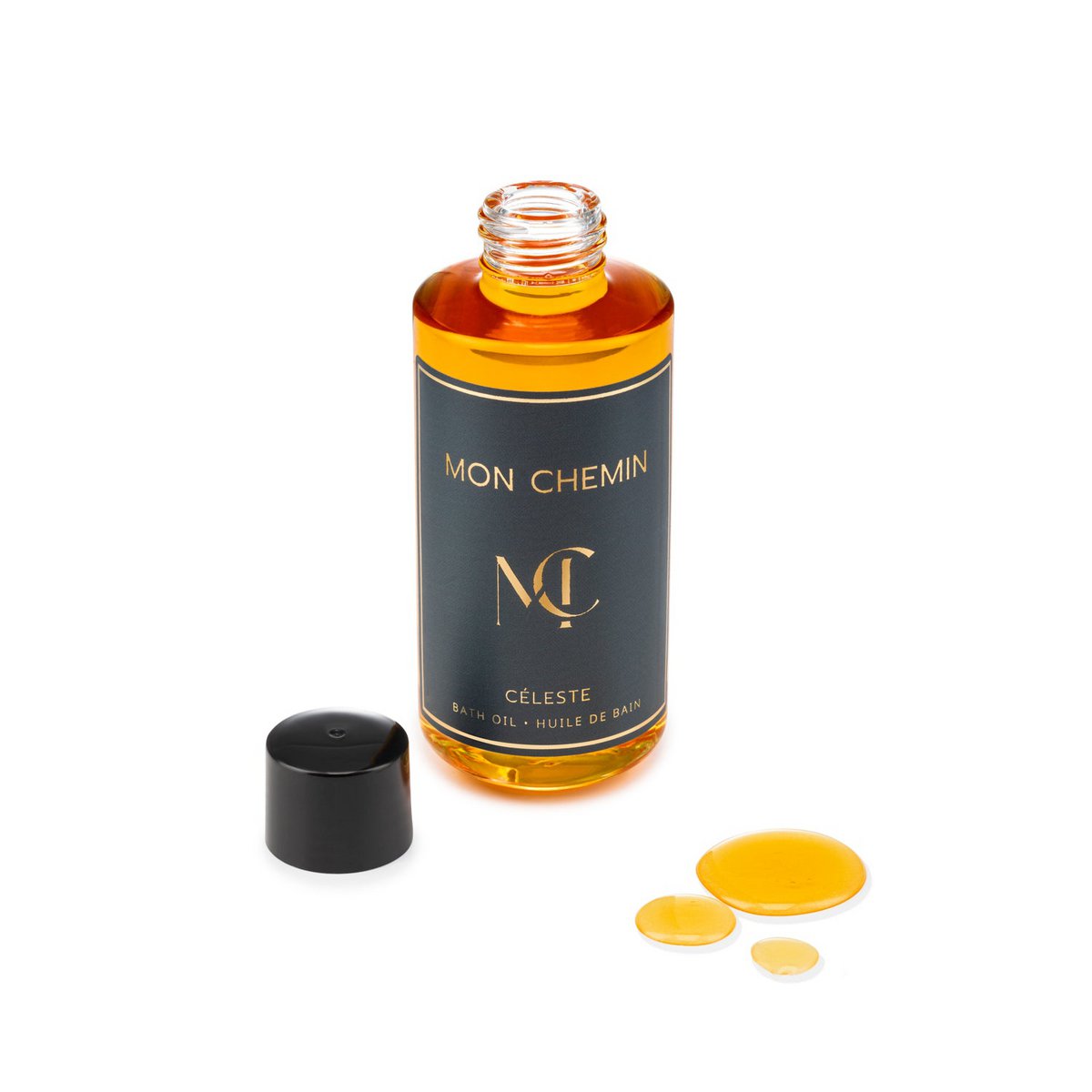 Mon Chemin® Luxus-Badeöl | Celeste | Frisch und würzig | Argan, Kamelie und Baobab
