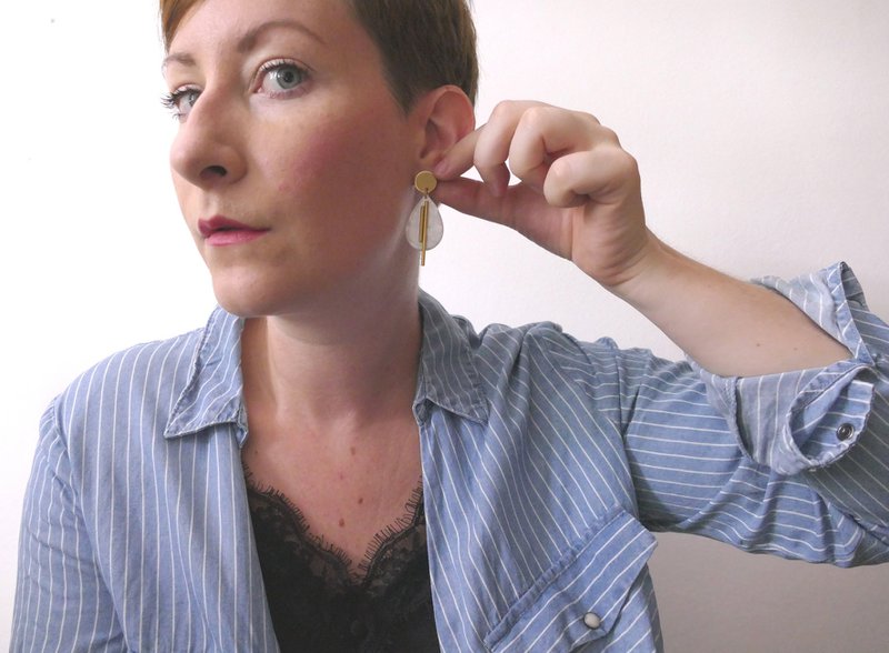 NEO COLETTE vanilje øreringe