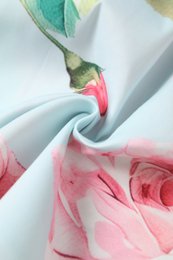 EU BOCK LISETTE BEX BLEU BLEUR TROIS SIRTER SHEEVE ROSE ROSE PRINT BOLERO