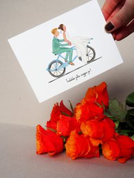 Postkort - tralalala du siger ja!
