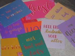 Tarjeta de felicitación - Un beso a través del buzón