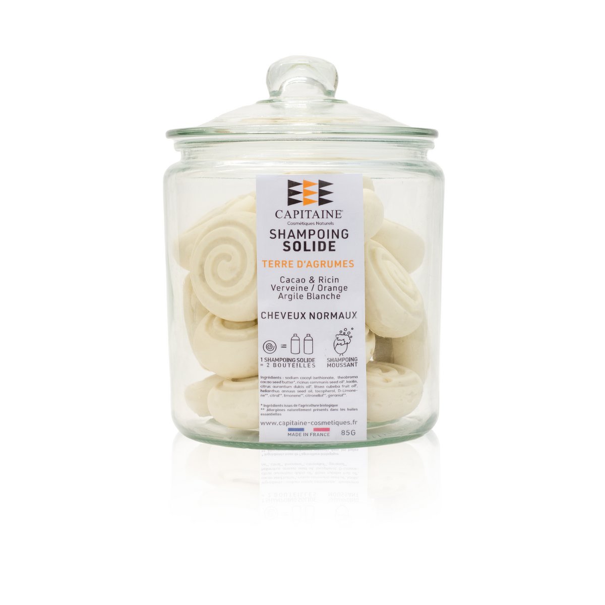 Solid Shampoo Jar - Citrus Land - 20 x 85g