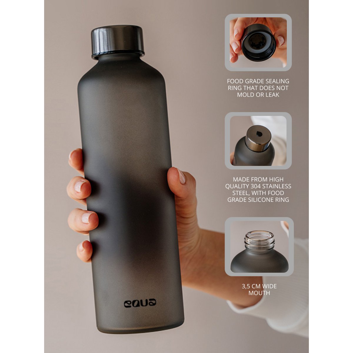 EQUA Glass Bottle Ash