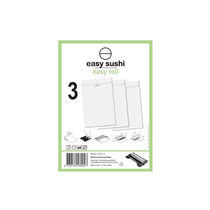 Pose med 3 reservefilm til Easy Sushi®