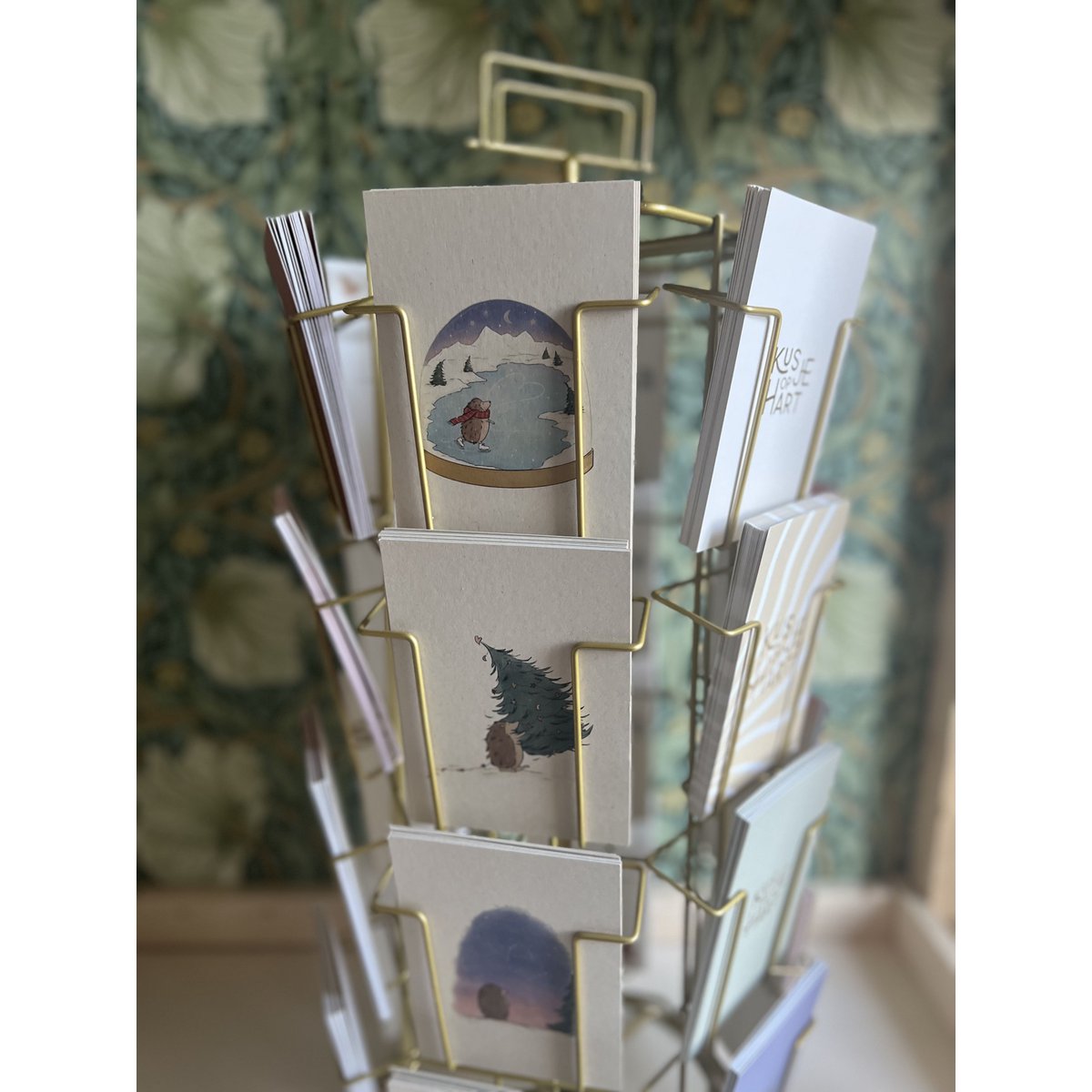 Christmas card - hedgehog no. 4