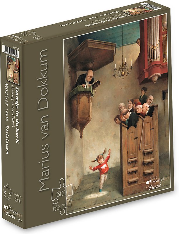 Puzzel - Dansje in de kerk 48,5x34,5cm - 500 stk