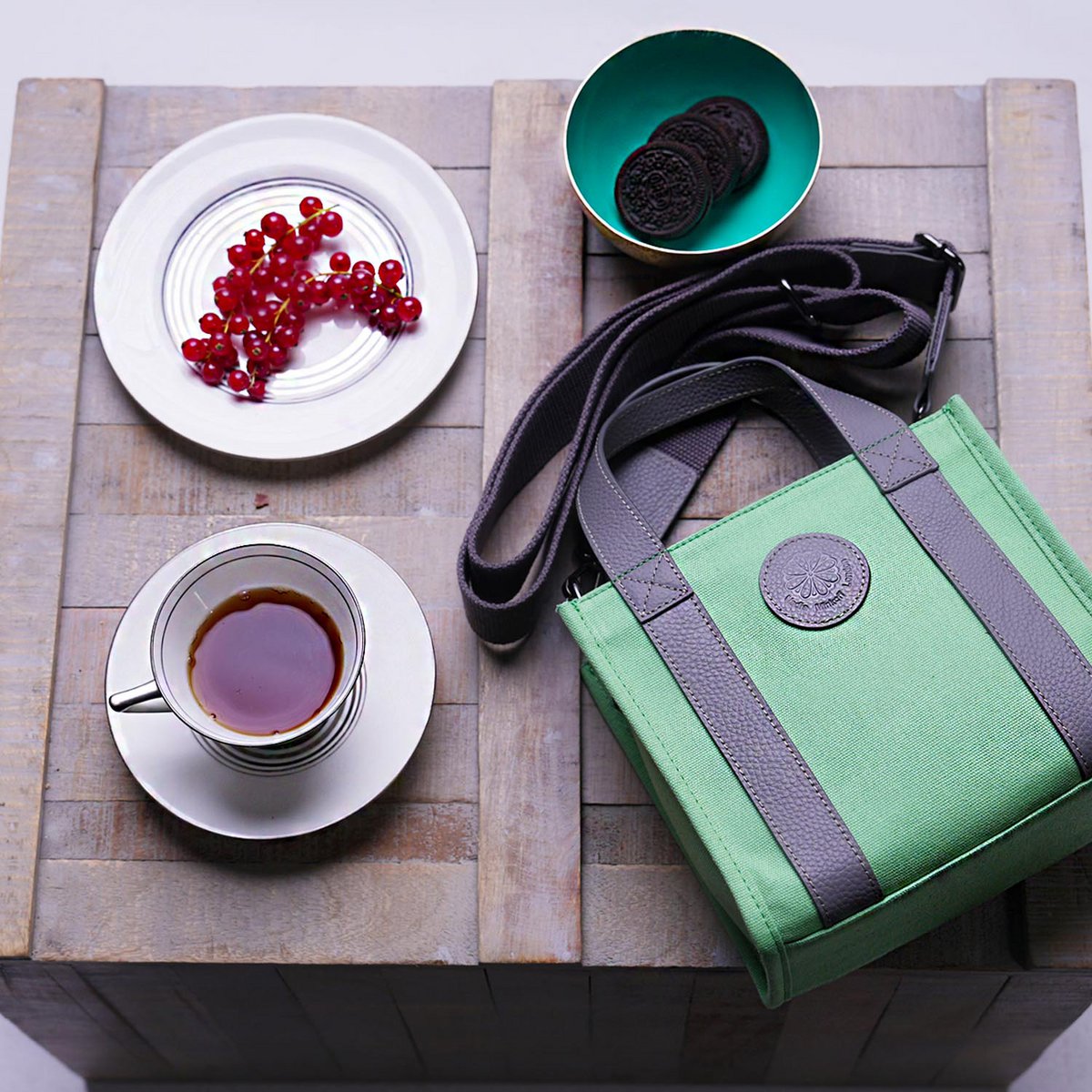 The Carnaby Mini Tote - Apple Green