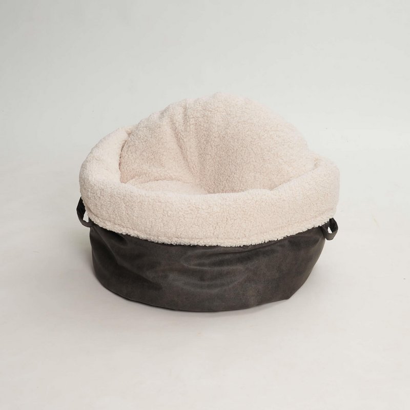 Hundekörbchen Shopper Little Basket Saddle graphit