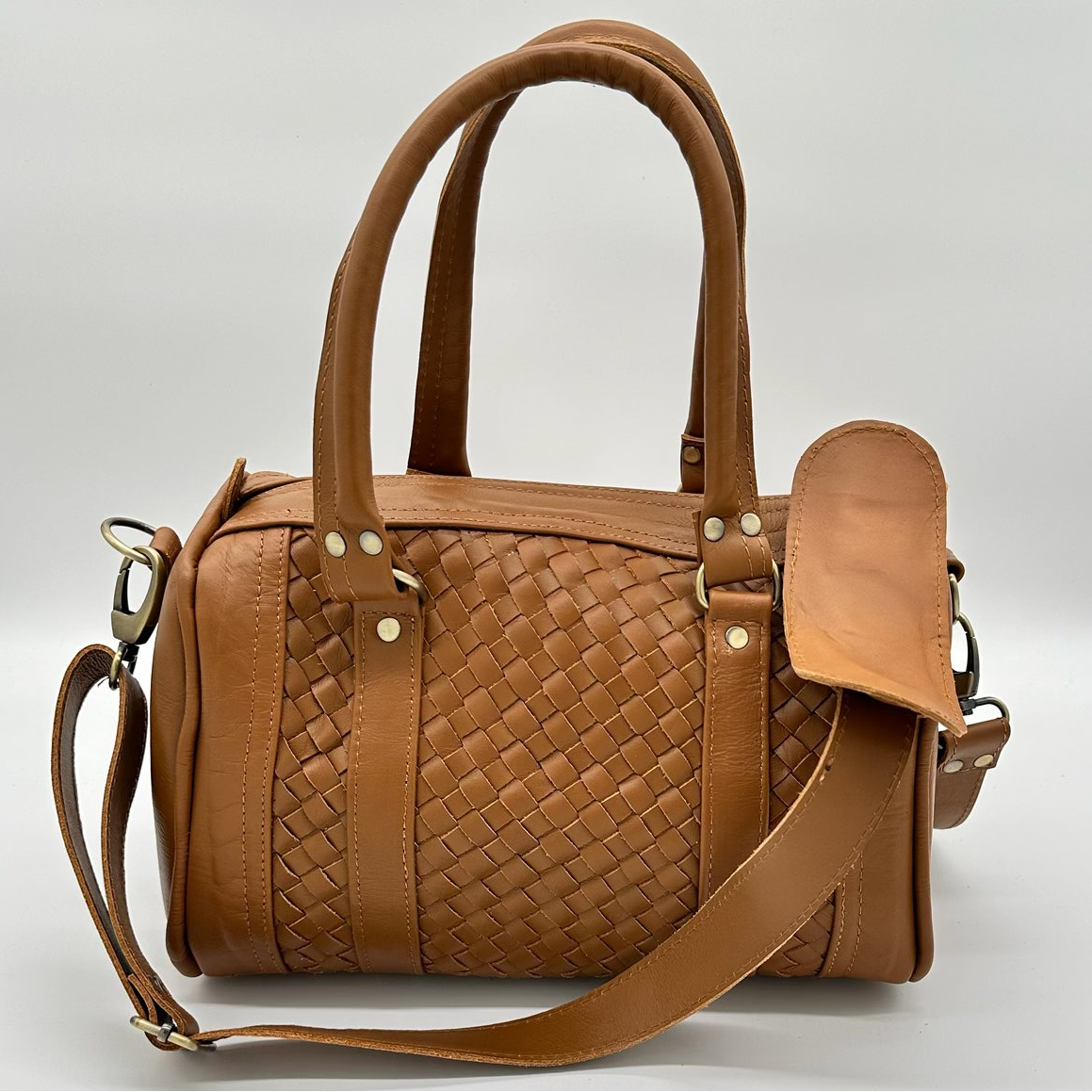Sac Rex BEIGE - Sac en cuir fait à la main