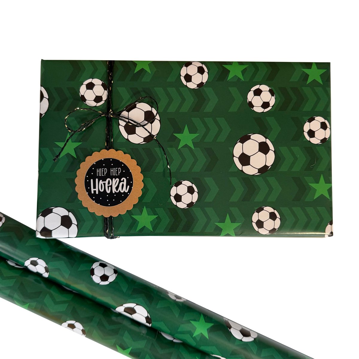 Wrapping paper 'Football' - per 10 pieces