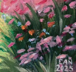 Póster Mujer en el jardín A4 | Impresión de arte botánico ? Elogio del estudio