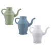 Vintage plastic watering can - ↑ 22cm - White - Blue - Green