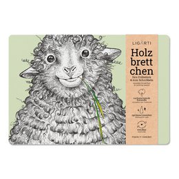 Holzbrettchen-Wollfried