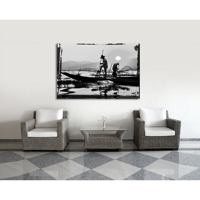 Acrylglasbild - Pueblo de Vietnam