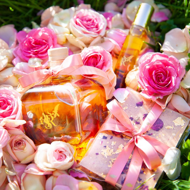 Awen Rose Aura Elixir Parfumeret Kropsolie, Rose Vanilje