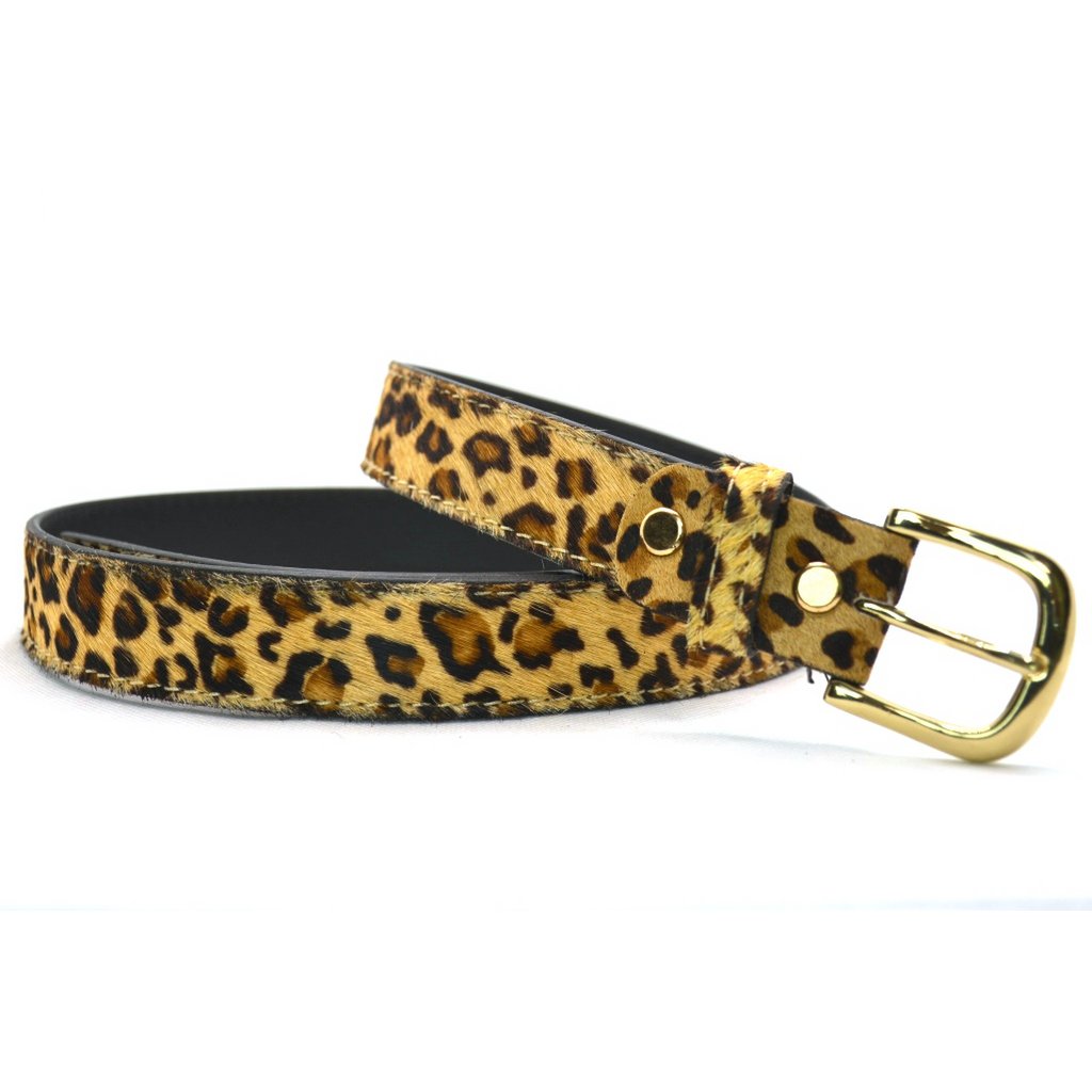 Prendre -it Belt Panter Print 30495 - Gold-Colord Buckle