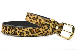 Prendre -it Belt Panter Print 30495 - Gold-Colord Buckle