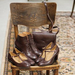 Lederballerinas - Lotta - Schokoladenbraun 34-42