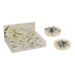 Vanilla fragrance wax for fragrance lamps, approx. 15g, 5 cm diameter