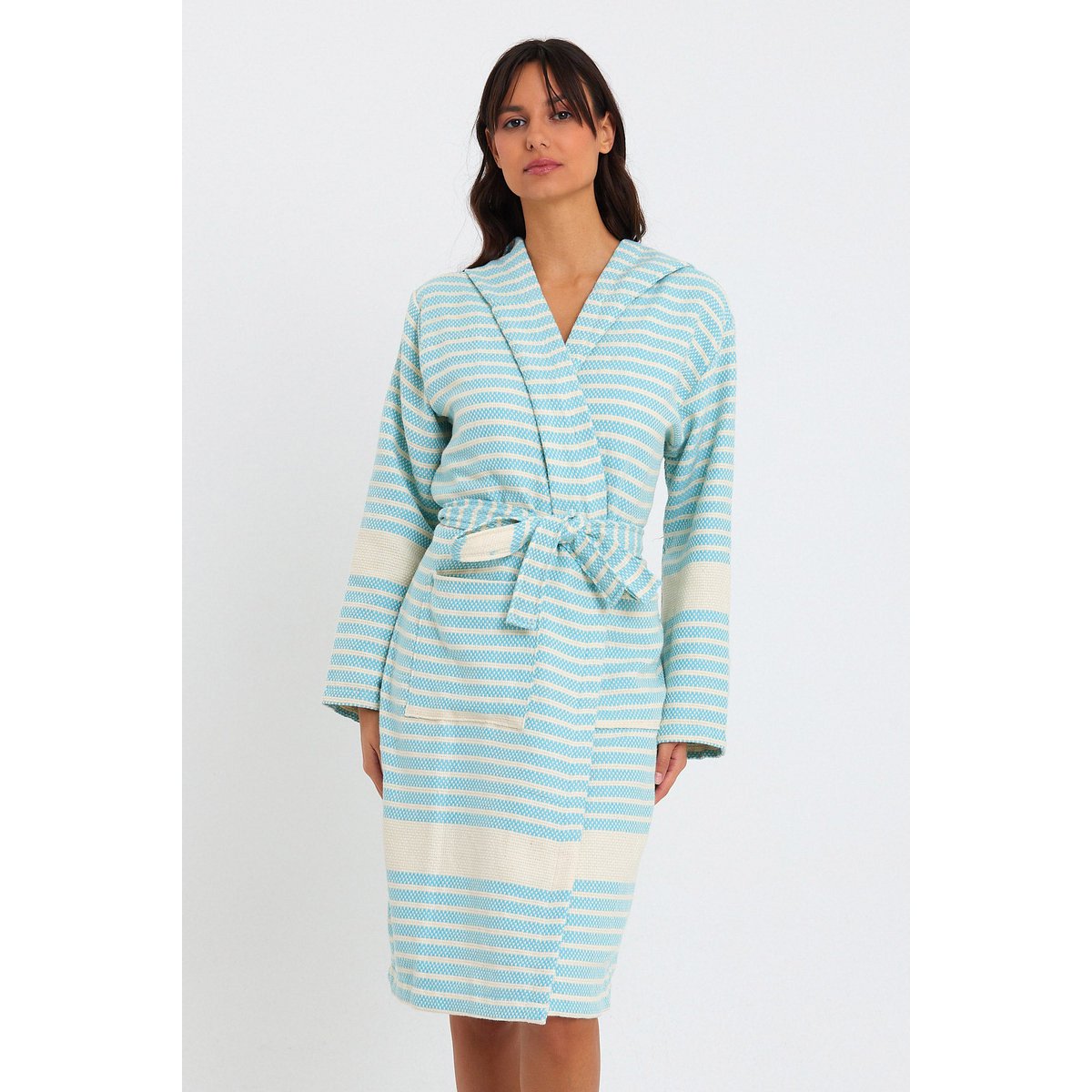 Marmara Bathrobe - Baby Blue