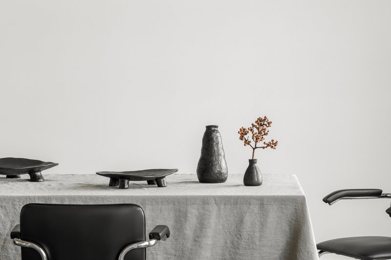 Linned dug Naturlig beige (330x145 cm)