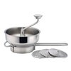 Stainless steel strainer with 3 Premium inserts