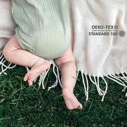 BOHORIA® muslin muslin cloth baby burp cloth Sky 80x80cm
