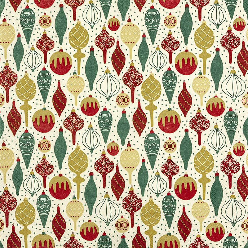 Cocktail-Servietten Tree Deco classic