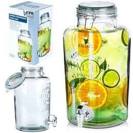 Dispenser with Tap Glass 8 l