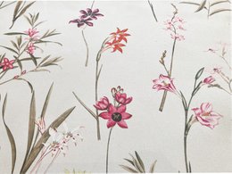 Natural rubber mat Flower Garden big
