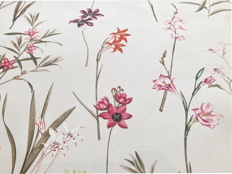 Natural rubber mat Flower Garden big