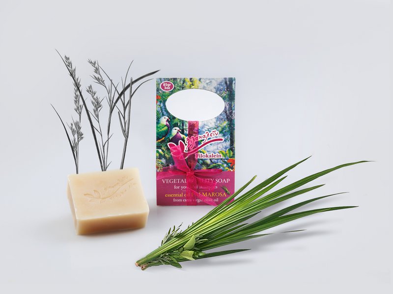 Caja de regalo de aceite esencial de palmarosa y menta, juego de regalo de cuidado personal de claridad mental