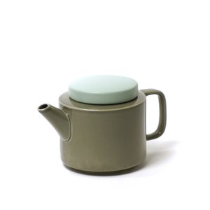 Teekanne Cyl S Cer glänzend mit mattem Deckel Seladon 500ml 10cm