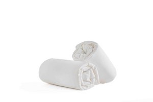 Pack of 2 fitted crib sheets made of organic cotton, breathable of the highest quality for your baby.