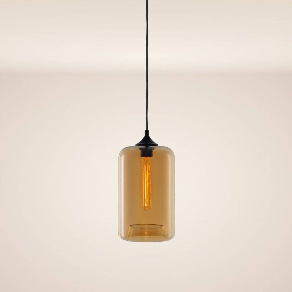 s.LUCE Cruet glass pendant luminaire Up & Low
