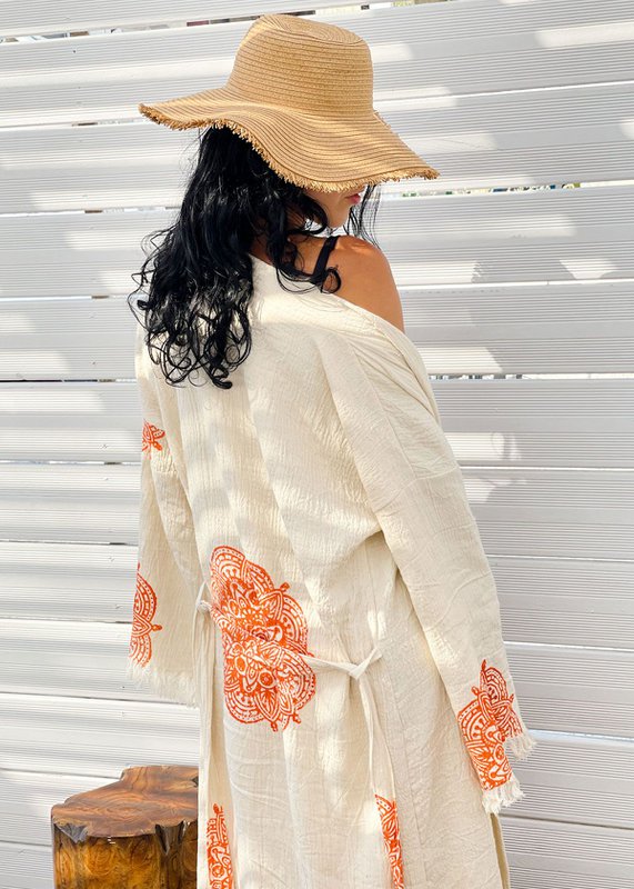 Organic Cotton Short Kaftan Ethnic