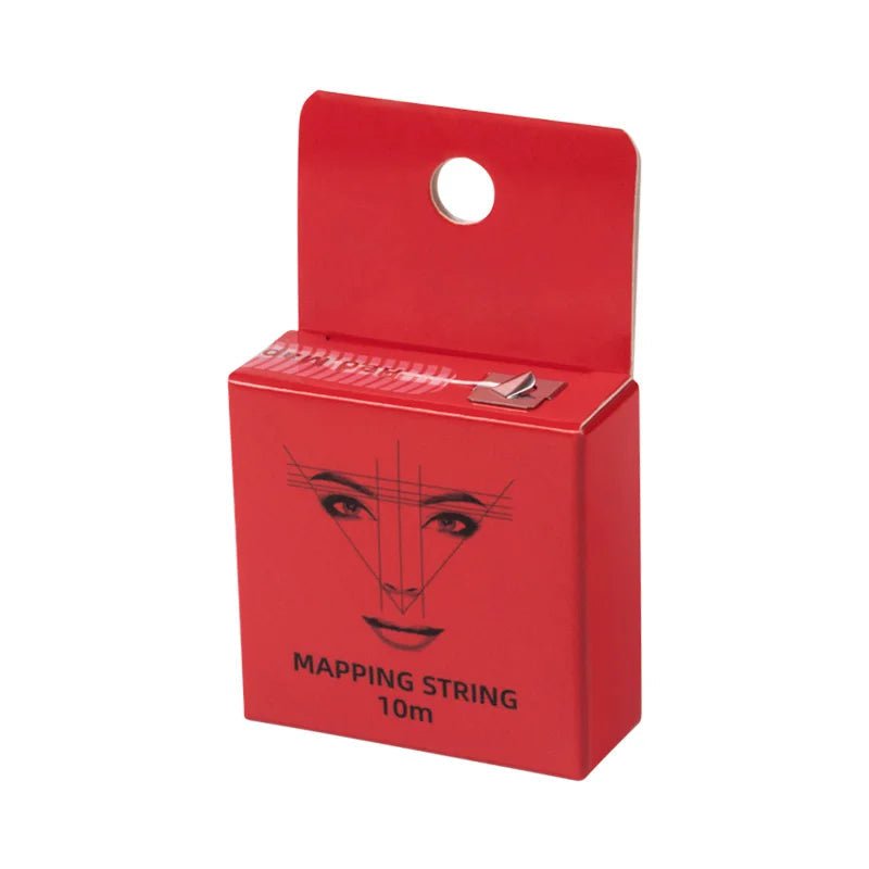 10 m do mapowania marker do brwi nitka tatuaż brwi punkt 1 pudełko MAPPING STRING Microblading brwi wstępnie tuszowany tatuaż PMU String